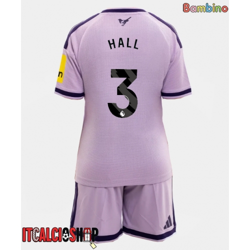 Newcastle United Lewis Hall #3 Terza Maglia Bambino 2026-27 Manica Corta (+ Pantaloni corti)